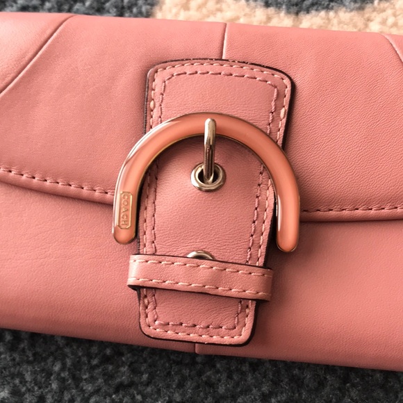 Coach Pink Leather Purse and Wallet Set - Picture 6 of 8